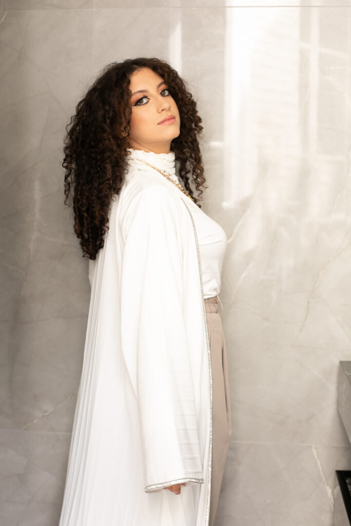 Abaya couleur blanche